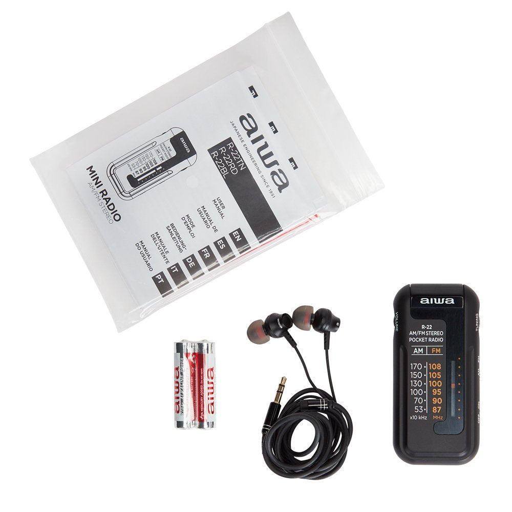 Radio Portátil Aiwa R-22bk Negra