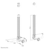 Neomounts Soporte Universal Para Barras De Sonido, Ajustable En Profundidad (7,7-21,5 Cm) 15kg Awl29-650bl1