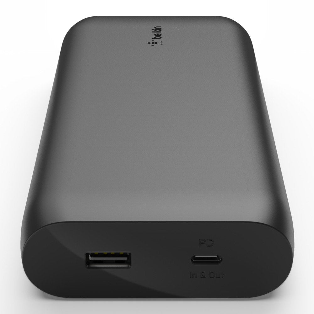 Belkin Boost Charge 30w - Batería Externa Usb-C  Cargador Portátil Con Cable 20000mah Negra