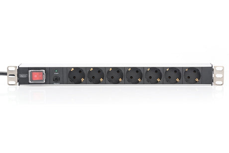 EAN 4016032266419 - Digitus DN-95403 limitador de tensión Negro 7 salidas AC 250 V 2 m imagen 2