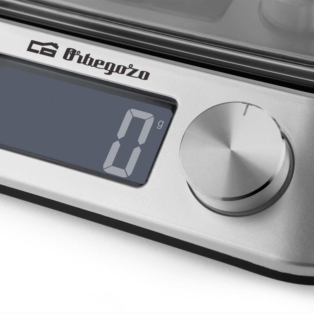 Báscula De Cocina Electrónica Orbegozo Pc 1030 Hasta 5kg Plata
