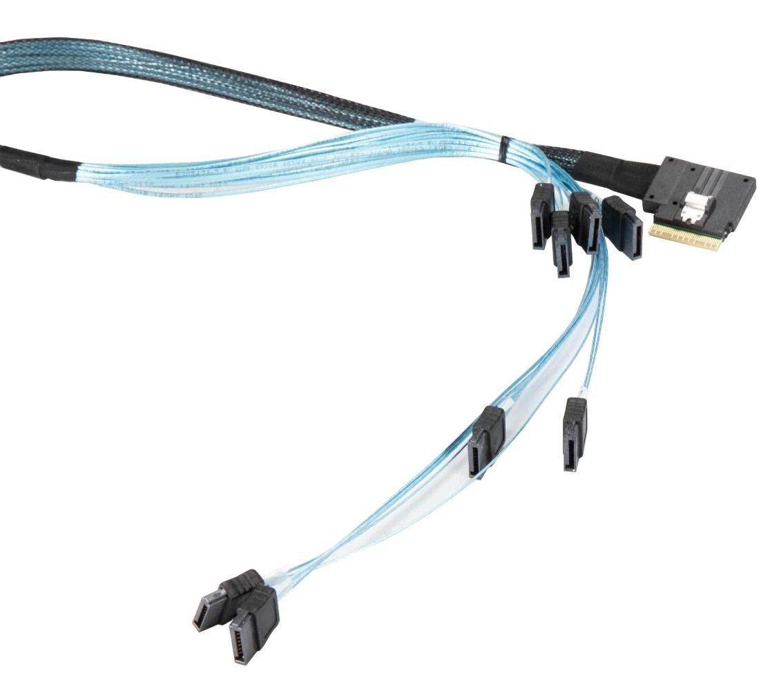 Supermicro Breakout Cable Cbl-Sast-0827 Slimlinesas Sff-8654 X8 (Le) Auf 8x Sata 70cm