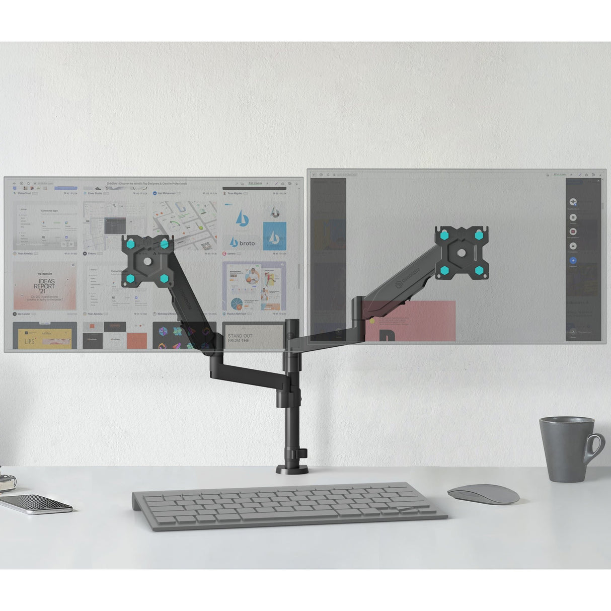 EAN 4603728441566 - ONKRON G140-B soporte para monitor 81,3 cm (32") Escritorio imagen 4