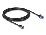 Delock 80229 Cable De Red Rj45 Cat.6a S/Ftp Slim 3 M Negro