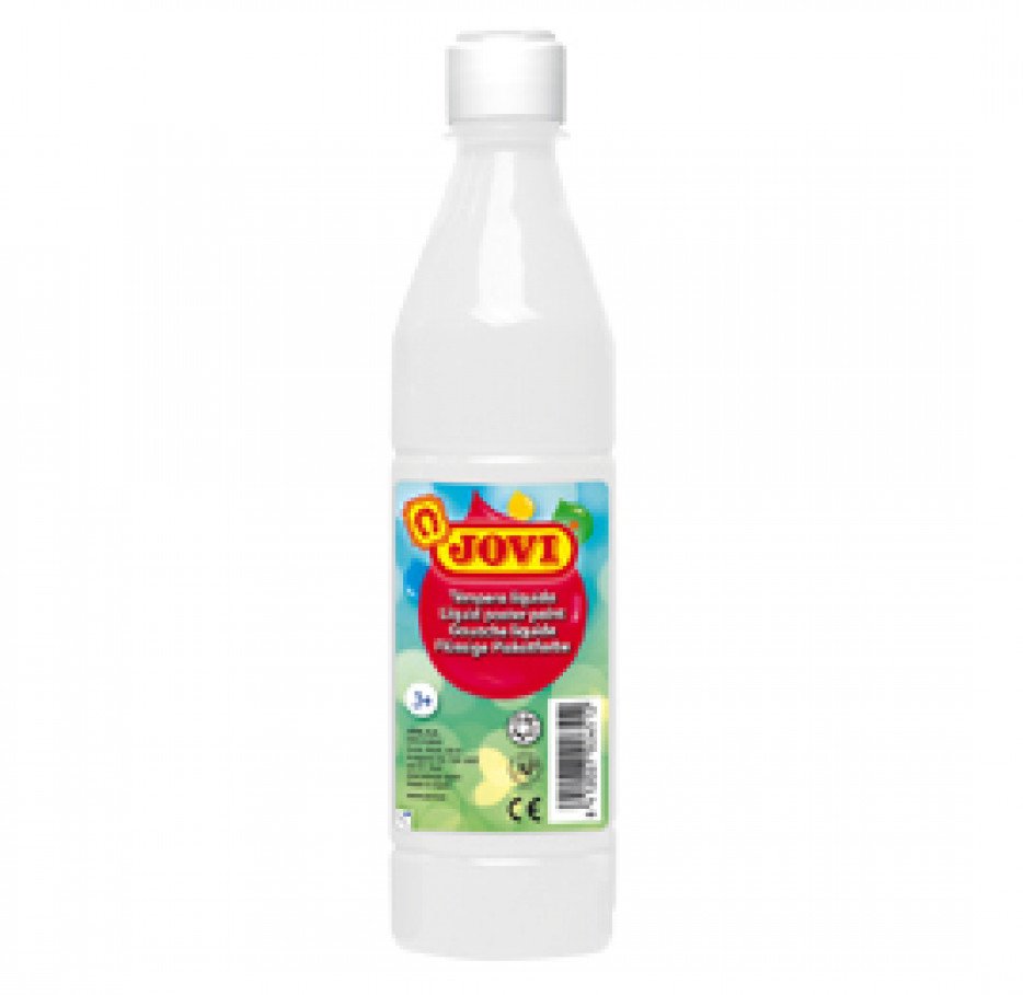 Jovi Témpera Líquida School Botella De 500ml Blanco