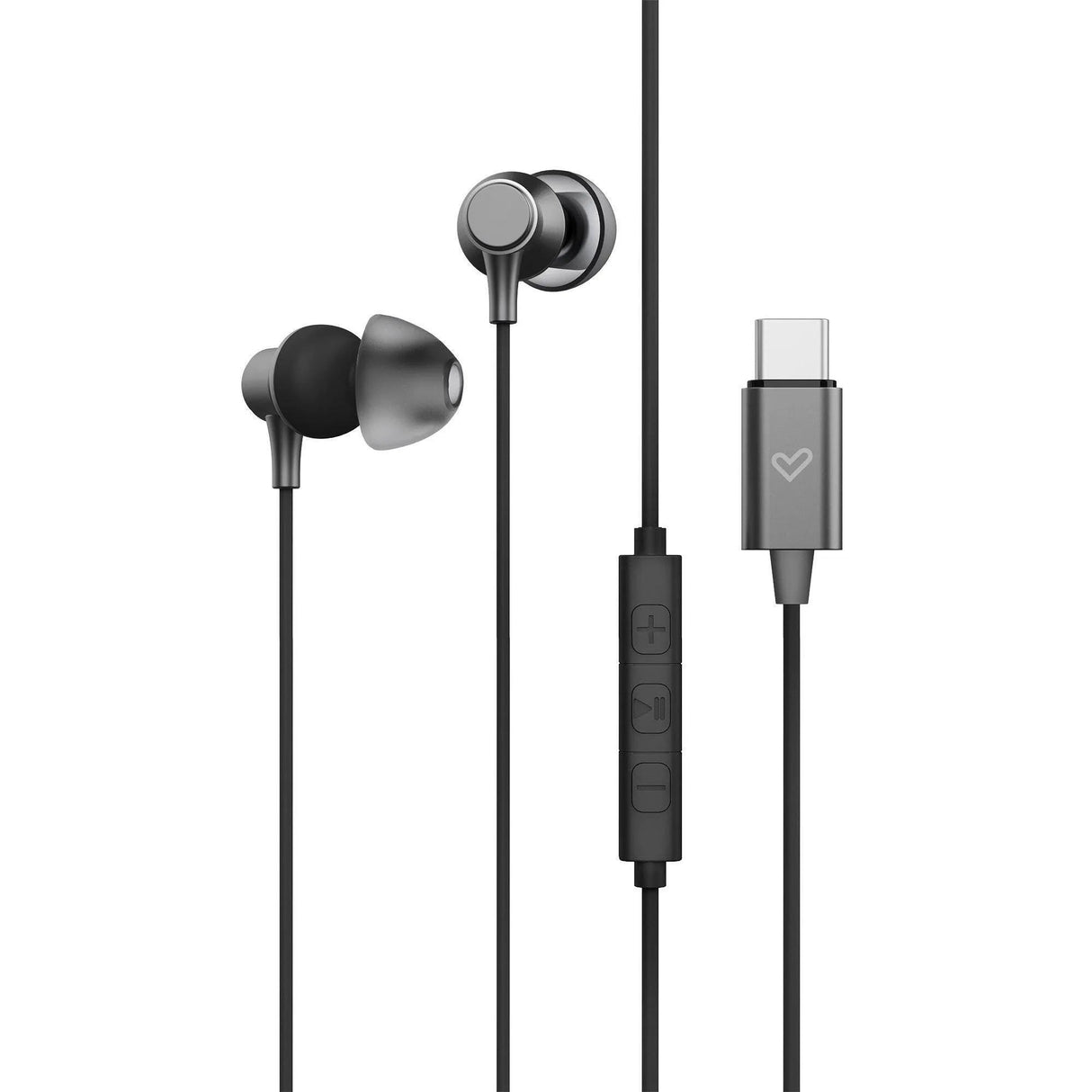 EAN 8432426456741 - Energy Sistem Metallized Type C Auriculares Alámbrico Dentro de oído Llamadas/Música USB Tipo C Negro, Gr imagen 2