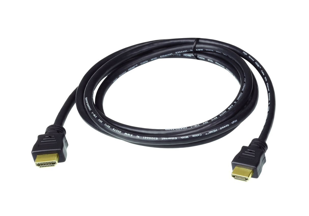 Aten High Speed Hdmi Cable With Ethernet 4k Aten 2l-7d05h, 5 M, Hdmi Tipo A (Estándar), Hdmi Tipo A (Estándar), 4096 X 2160 Pixeles, 3d, Negro