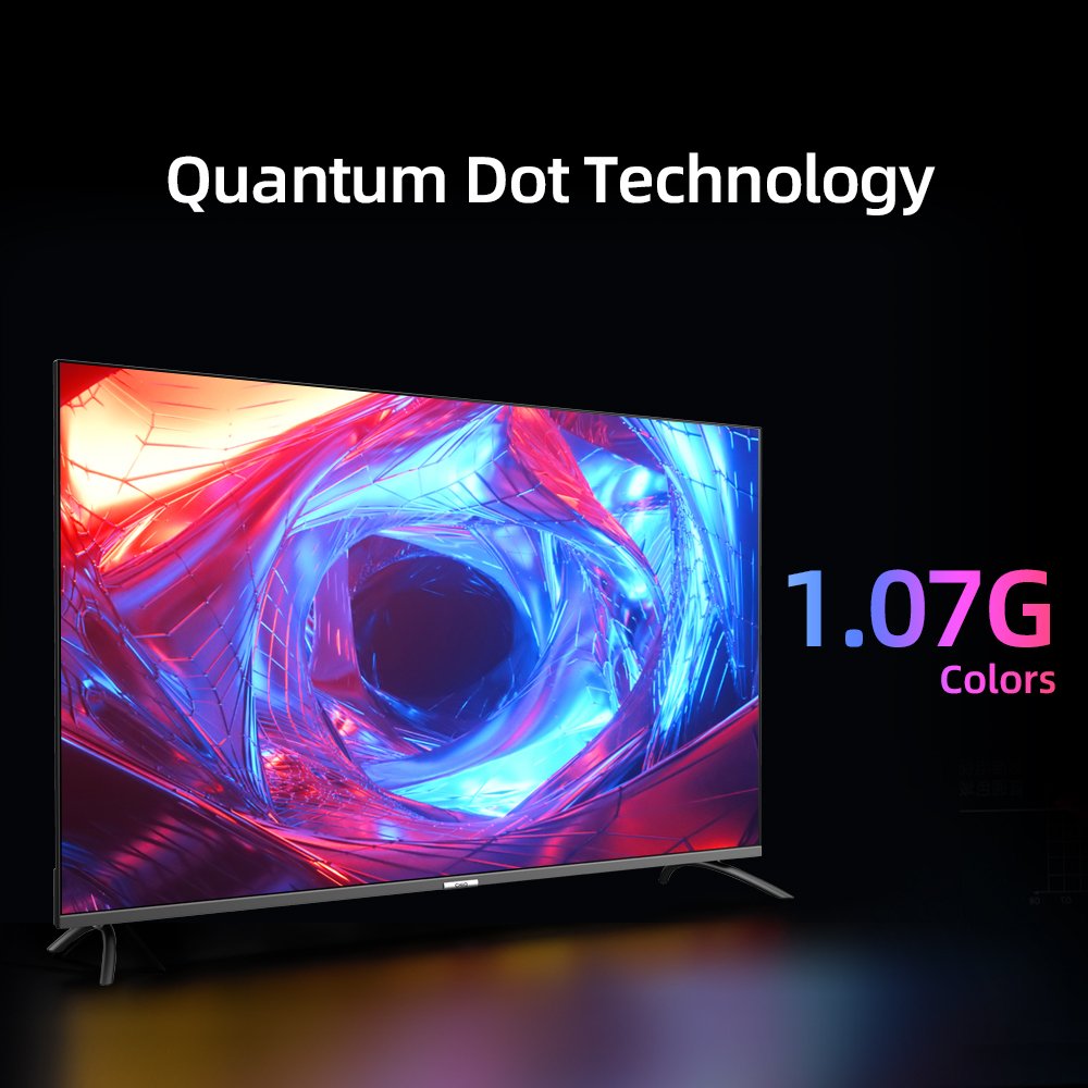 Chiq U55qm8v, Tv Qled Negro