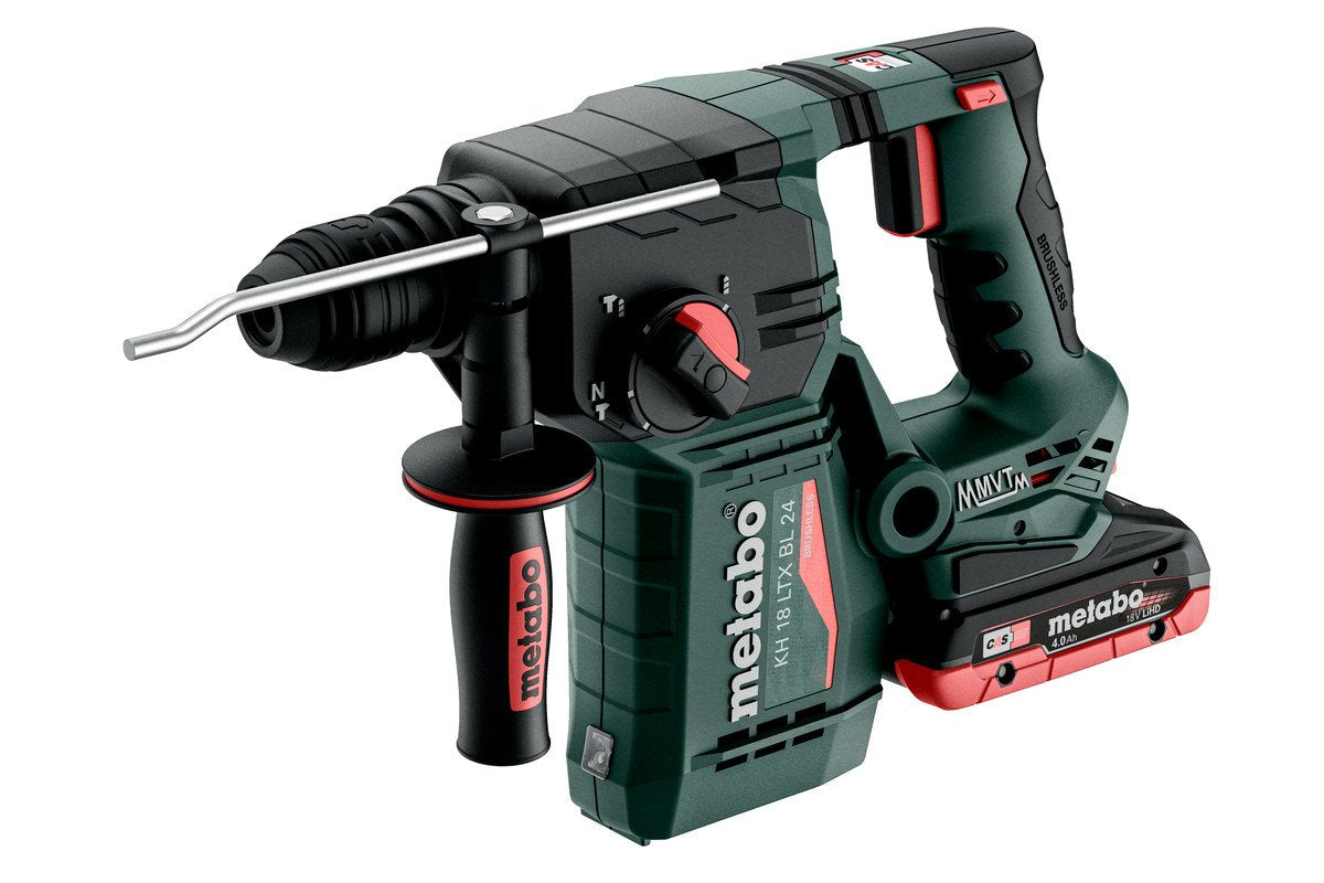 Metabo Kh 18 Ltx Bl 24, Sds Plus, Negro, Bürstenloser Motor, 2,4 Cm, 1280 Rpm, 2,2 J