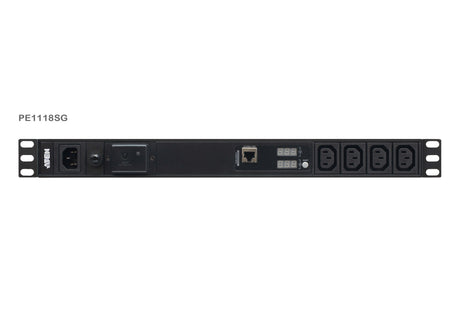 EAN 4710469340772 - ATEN PE1118SG-AT-G unidad de distribución de energía (PDU) 18 salidas AC Negro imagen 1