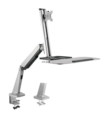 EAN 4052792046458 - LogiLink BP0040 soporte para monitor 81,3 cm (32") Escritorio Aluminio imagen 3
