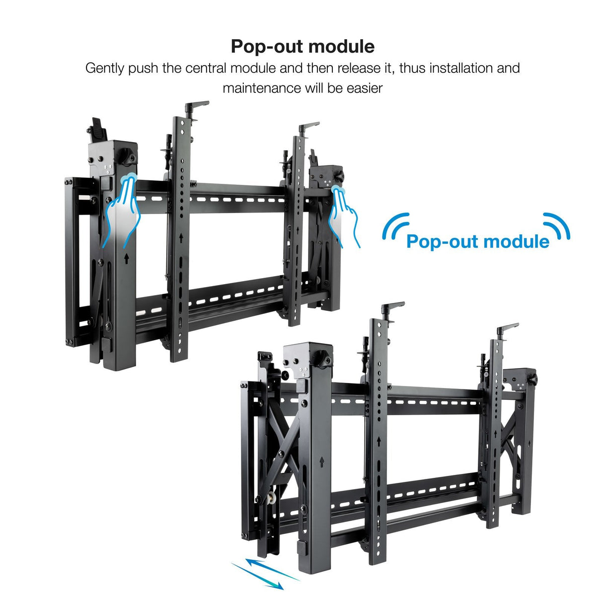 Soporte Video Wall Pared Pantallas 45-70"