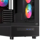 EAN 6977277367256 - Einarex EXCS-PR-500R-B carcasa de ordenador Midi Tower Negro imagen 12