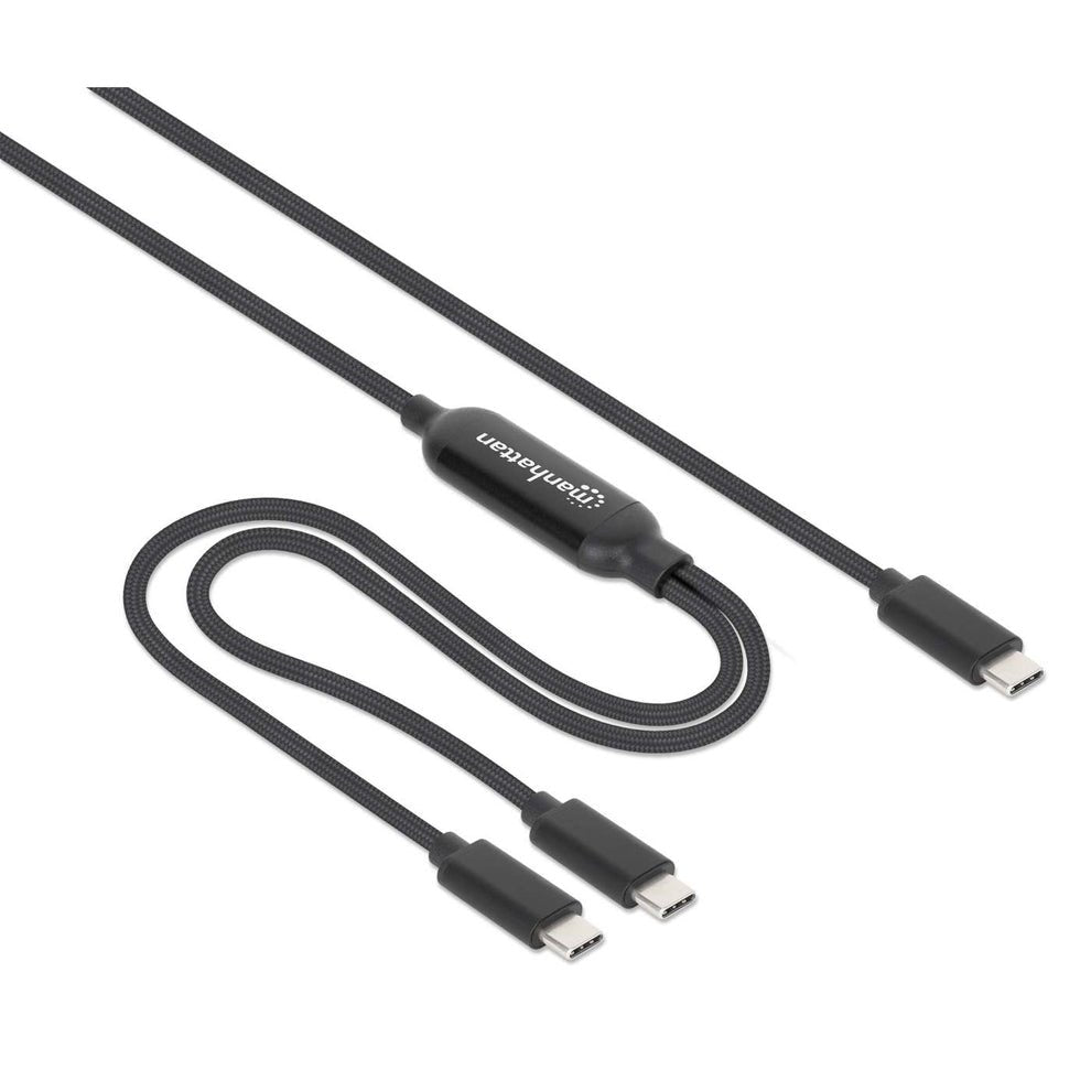 EAN 766623355810 - Manhattan 355810 cable USB 2 m USB C 2 x USB C Negro imagen 3