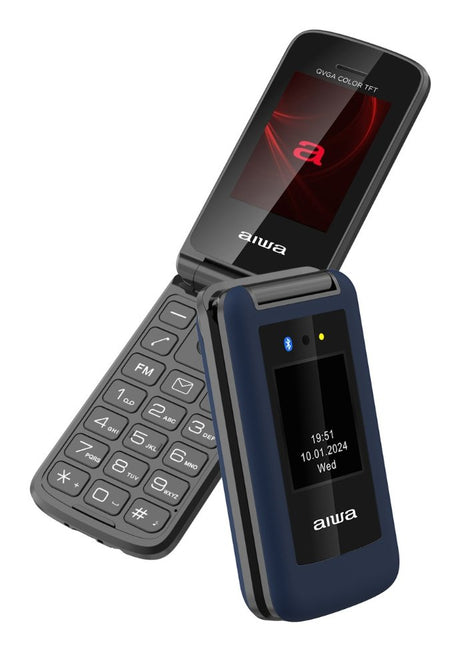 EAN 8435256810646 - Aiwa FP-30-2G/BL teléfono móvil 6,1 cm (2.4") 106 g Azul Característica del teléfono imagen 1