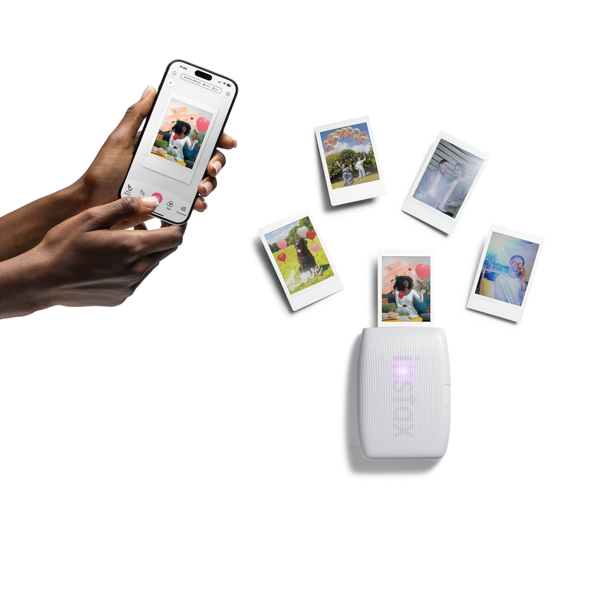 Impresora Fujifilm  Fotográfica 16832077 / Fuji Inmax Mini Link 3 Blanco