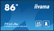 EAN 4948570124916 - iiyama LH8664UHS-B2AG pantalla de señalización Pantalla plana para señalización digital 2,18 m (86") Wifi imagen 1