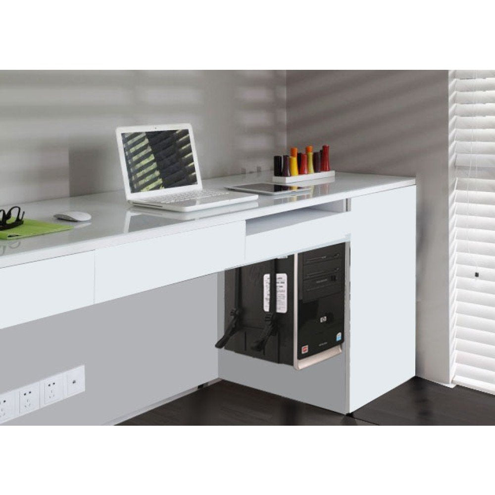 Techly Ica-Cs 62 Cpu Holder Desk-Mounted Cpu Holder Black