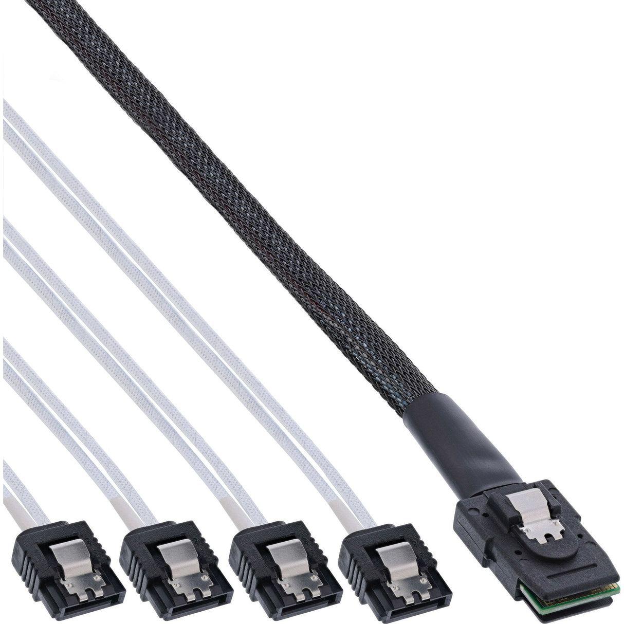 Cable Sas Inline Mini Sas Sff8087 A 4x Sata Ocr Directo 0,75 M
