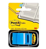 Marcador Index Mediano Post-It  3m Dispensador 50 Unidades Azul