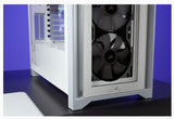 Caja Pc Corsair Icue 4000x Rgb Tempered Glass Blanca Cc-9011205-Ww Corsair Icue 4000x Rgb, Midi Tower, Pc, De Plástico, Acero, Vidrio Templado, Blanco, Atx, Juego
