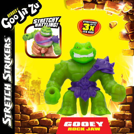 EAN 630996428450 - Goo Jit Zu Stretch Strikers - Rockjaw Figura de juguete elástica imagen 3