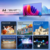 EAN 6942351405629 - Hisense 32A4N 81,3 cm (32") HD Smart TV Wifi Negro 200 cd / m² imagen 4