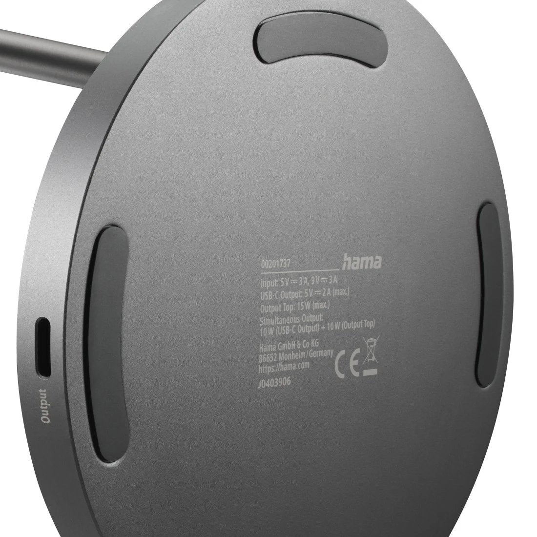 EAN 4047443536730 - Hama 00201737 cargador de dispositivo móvil Auriculares, Smartphone Negro USB Cargador inalámbrico Carga  imagen 5