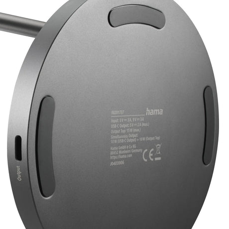 EAN 4047443536730 - Hama 00201737 cargador de dispositivo móvil Auriculares, Smartphone Negro USB Cargador inalámbrico Carga  imagen 5