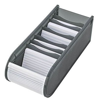 Wedo Lernkartei A8 Para 500 Karten, Inkl. 100 Karten, Gris