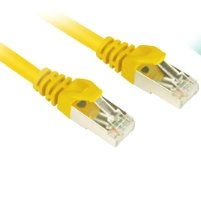 Cable De Conexión Sharkoon Rj45 Cat.6 S/Ftp Amarillo, 10 Metros 4044951014811