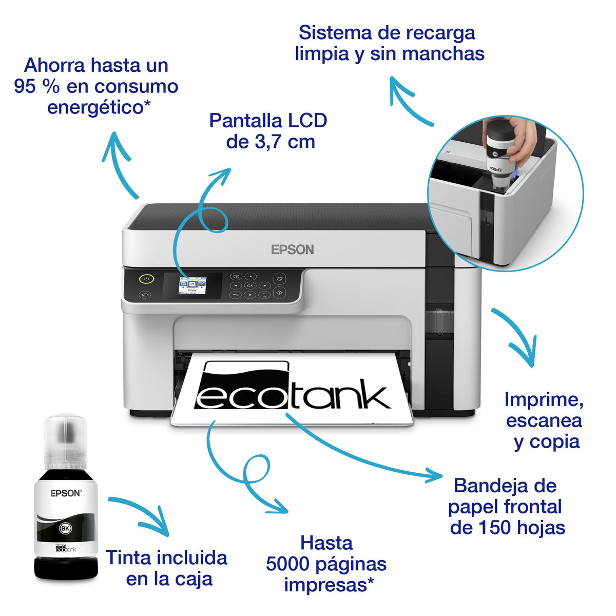 EAN 8715946670362 - Epson EcoTank ET-M2120 imagen 7