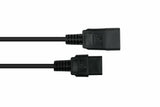 Kabelmeister Cable Alargador Iec C20 An C19 Negro. 1 M