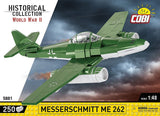 Cobi 5881 Historical Collection Wwii Samolot Mysliwski Messerschmitt Me 262 250 Klocków