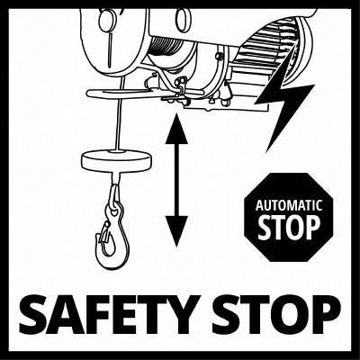 Polipasto De Cable Einhell Tc-Eh 500, Torno De Cable (Rojo, 800 Vatios) 2255140