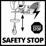 Polipasto De Cable Einhell Tc-Eh 500, Torno De Cable (Rojo, 800 Vatios) 2255140