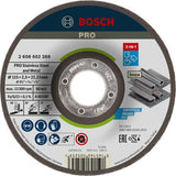 Disco De Corte Bosch Professional 3 En 1, Ø 115 Mm, Orificio 22,23 Mm, A 46 S Bf, Desplazado 2608602388