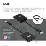 EAN 8719214471996 - CLUB3D CSV-7200H divisor de video DisplayPort 2x HDMI imagen 5