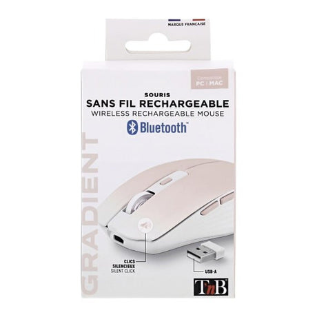 EAN 3303170113219 - T'nB MWGRADIENTPK ratón mano derecha Bluetooth + USB Type-C 1600 DPI imagen 6