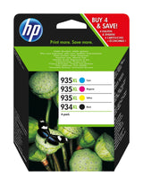 Hp Multipack Negro / Cian / Magenta / Amarillo X4e14ae Mcvp 934xl/935xl