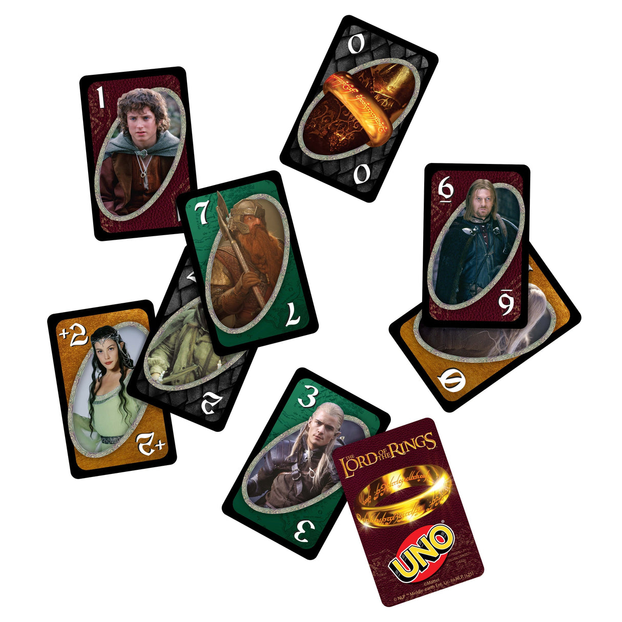 Juego Cartas Uno El Señor De Los Anillos