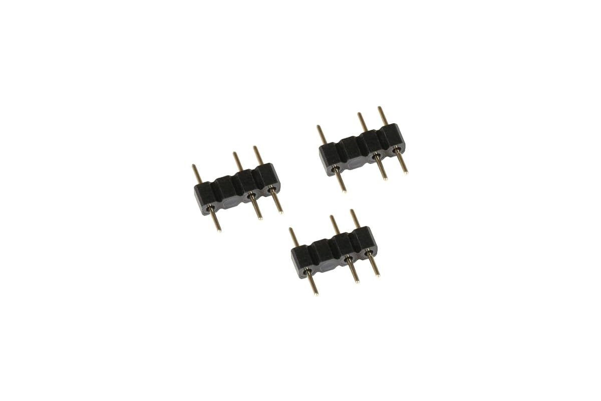 Alfacool Y Divisor De Cable Argb 3 Pines En 2x 3 Pines, 60 Cm De Negro, Incluido El Conector 18706