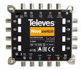 Televes Ms 58ncq Umschaltmatrix 5 Eingänge 8 Ausgänge Nevo Mit Netzteil