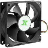 Inter-Tech 88887290 Ventilador De Pc Carcasa Del Ordenador 8 Cm 4 Pieza(S) Negro