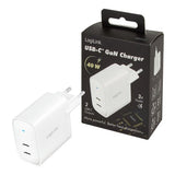 Cargador Logilink 2xusb-C 40 W Blanco
