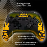 Mando Compatible Blade - Wireless · Pc/Switch/Ios/Android · Luz Led Rgb · Cable Usb Tipo C · Kings League