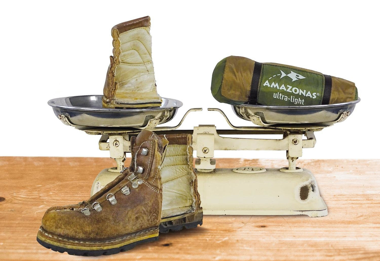 Hamaca De Camping Amazonas Adventure Hammock Coyote Az-1030411,  Verde/Marrón Az-1030411