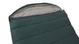Easy Camp Moon 200 Adulto Saco De Dormir Rectangular Microfibra, Poliéster Verde Azulado