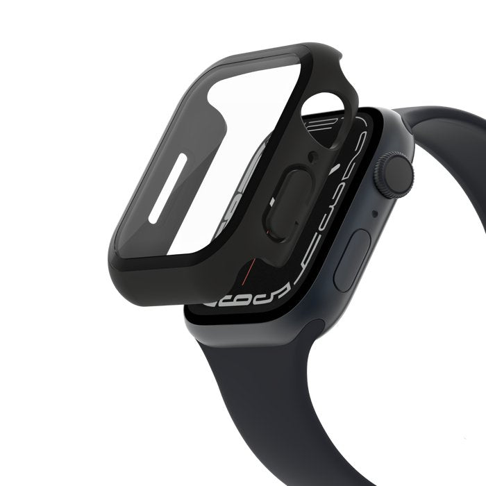 Belkin Tempered Glass Bumper Apple Watch 8/7/Se/6/5/4 Black