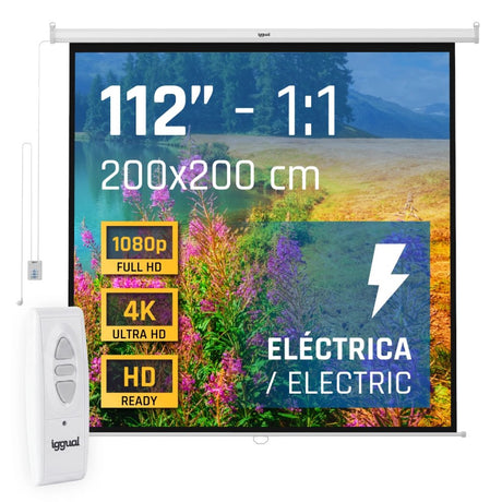 EAN 8435364308929 - iggual PSIES200 pantalla de proyección 2,82 m (111") 1:1 imagen 2